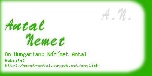 antal nemet business card